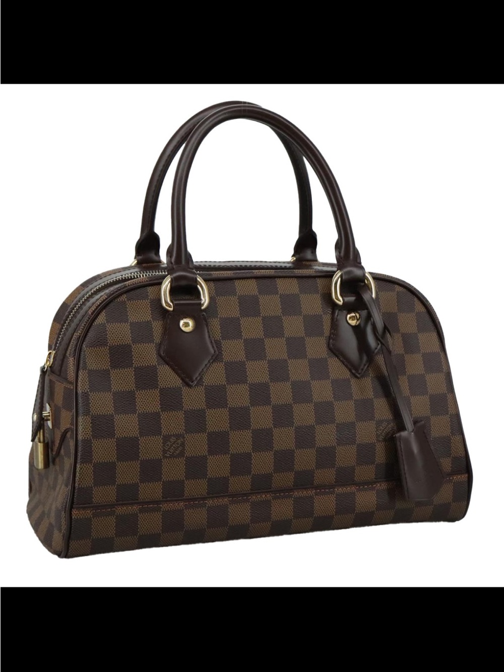 Louis Vuitton Brown Checkered Dome Satchel